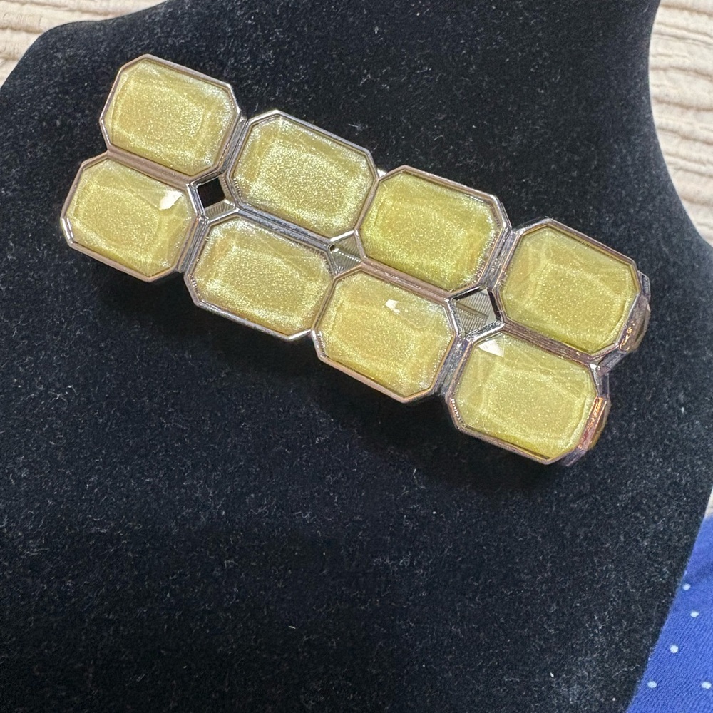 Elegant Gold & Silver Geometric Stretch Bracelet